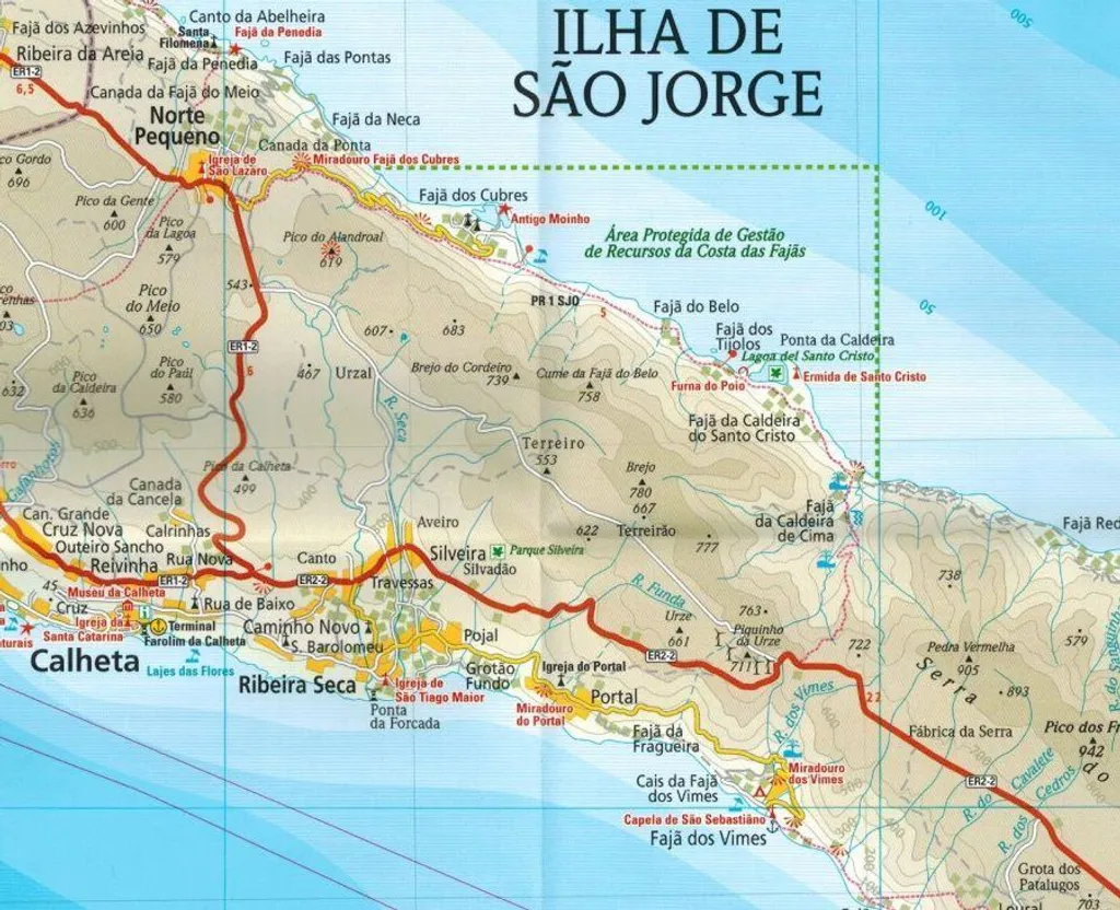 Carte Açores 1:70.000 imperméable : Navigation précise et durable - 7
