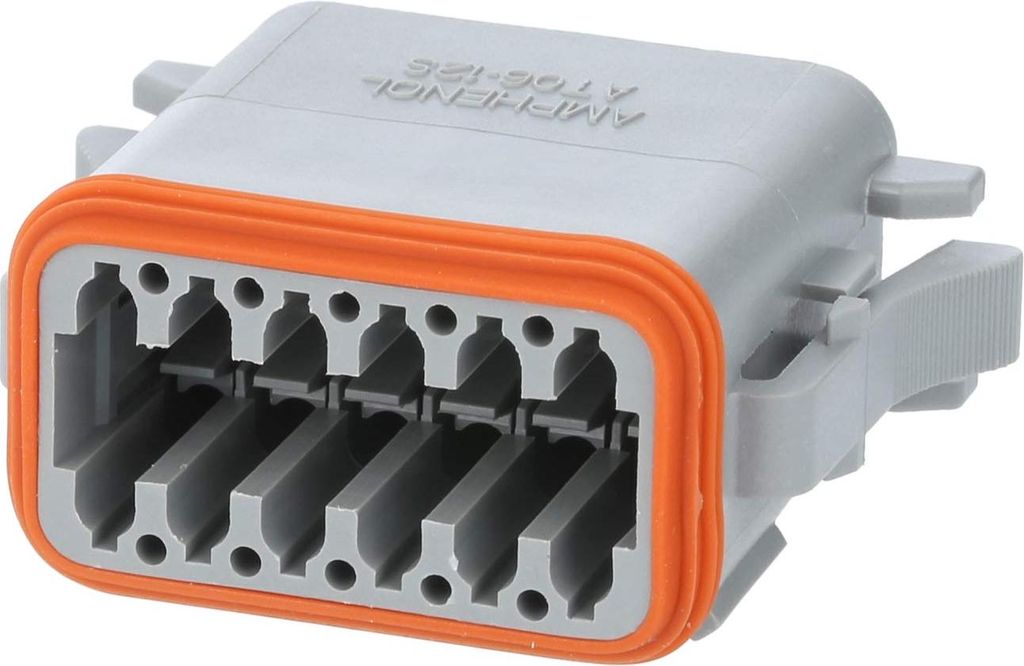 Amphenol AS-12SF 103 Kabeldose AT-Serie Buchse, Kodierung A, 12-polig, Crimpanschluss Isolationsdurchmesser 2,24mm -