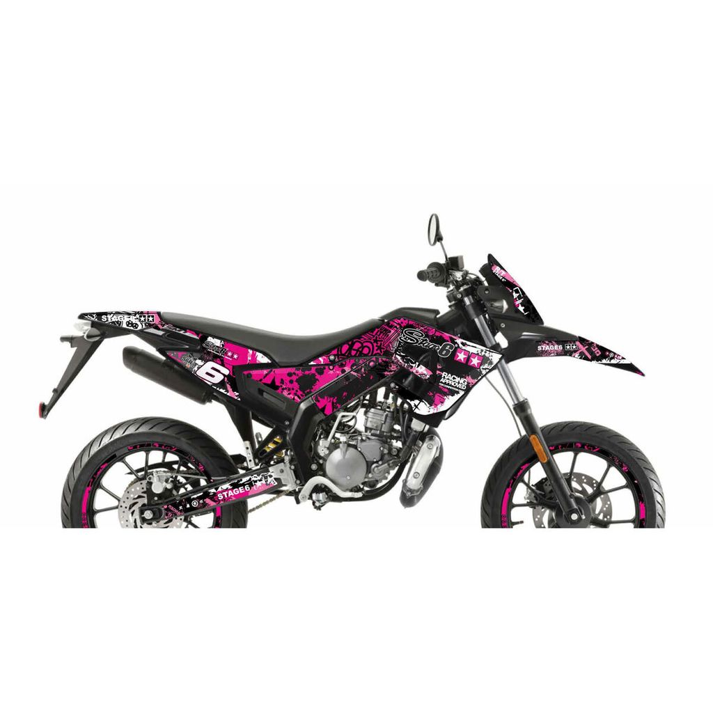23-teiliges STAGE6 Pink Black Verkleidungs-Aufkleber-Set Produktbild 