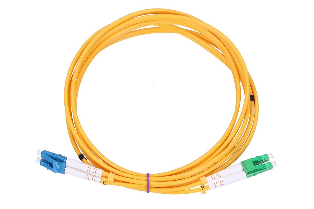 Extralink LC/UPC-LC/APC Patchkabel Netzwerkkabel Kabel Patchkabel Glasfaser-Patchkabel Einzelmodus, Duplex, 9/125um, G657A, 2m