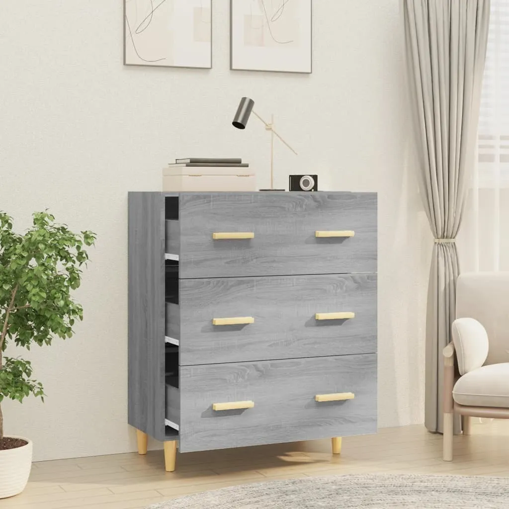 Madia Salvaspazio Grigio Sonoma 70x34x90 cm | The Living Store Online - 6