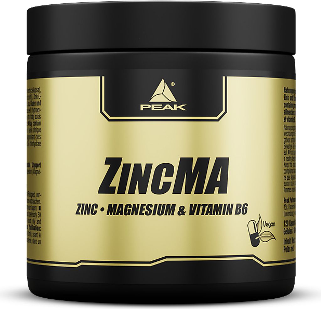 ZinkMA - 120 Kapseln I essentielle Nährstoffe I hochdosiert I mit Magnesium I Magnesiumcitrat I Vitamin B6 I hohe Bioverfügbarkeit I Stoffwechsel...
