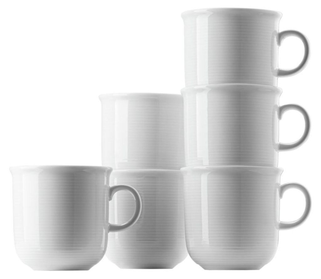 Thomas Trend weiss Becher mit Henkel 0,28 l Set 6tlg. Produktbild 