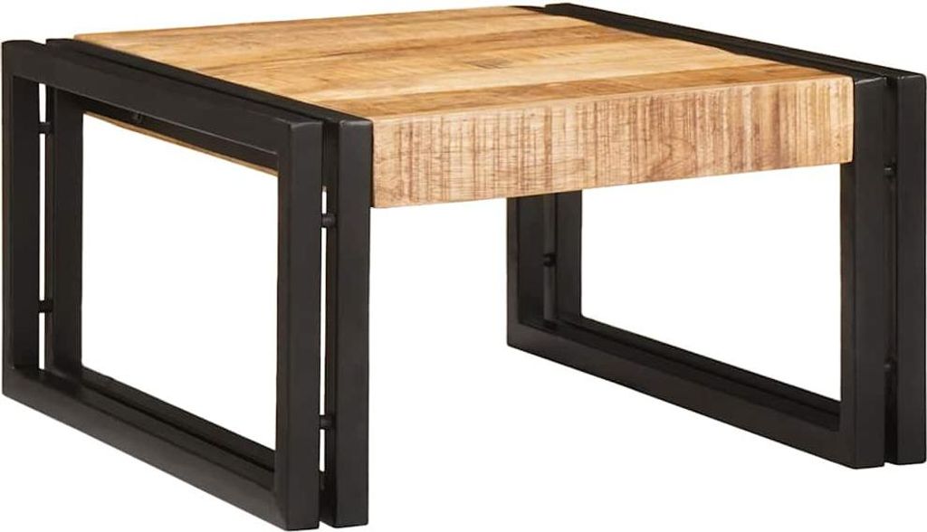 Badregal Braun 40 x 50 x 23 cm Massives rohes Mangoholz