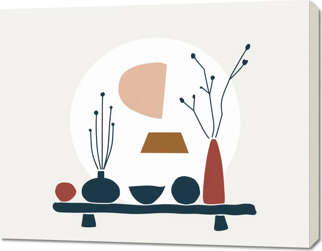 Tableau Naturans Image 90 x 70 cm - Décoration Murale Élégante et Zen