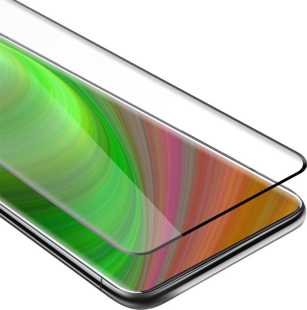 Cadorabo Panzerfolie für OnePlus 7 PRO Schutzfolie in Schwarz Vollbild Folie Tempered Display Schutzglas