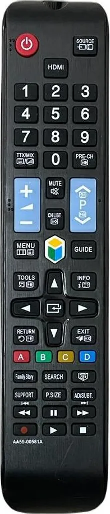 Télécommande Samsung AA59-00581A Noire avec Touches de Navigation