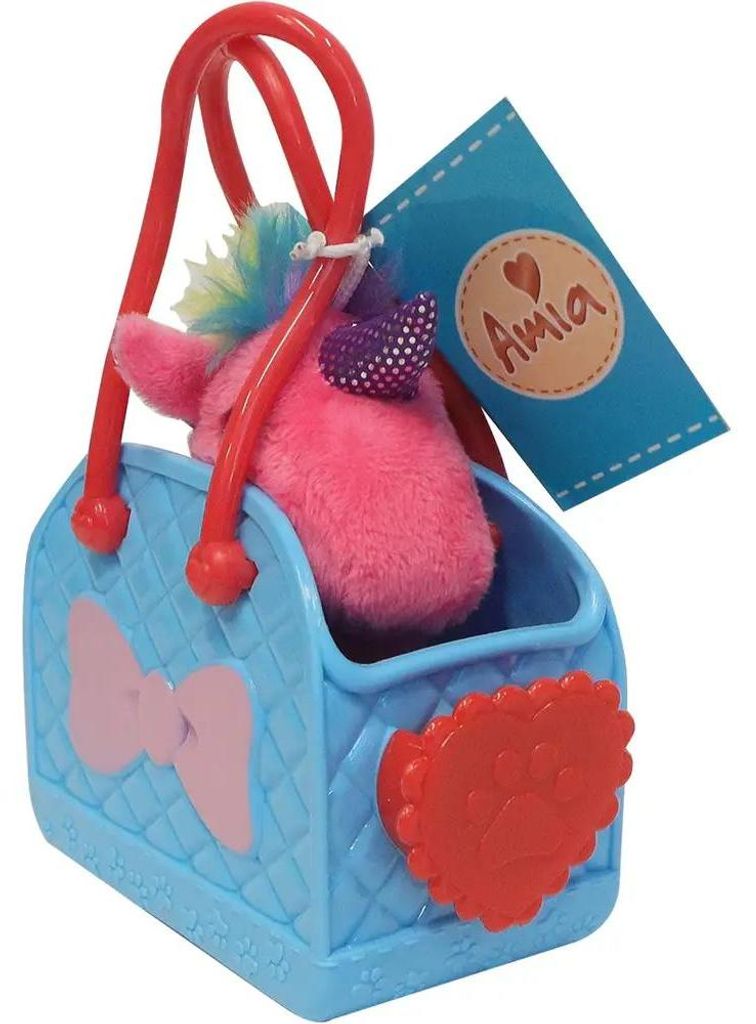 Amia Plüsch Einhorn mit Tasche