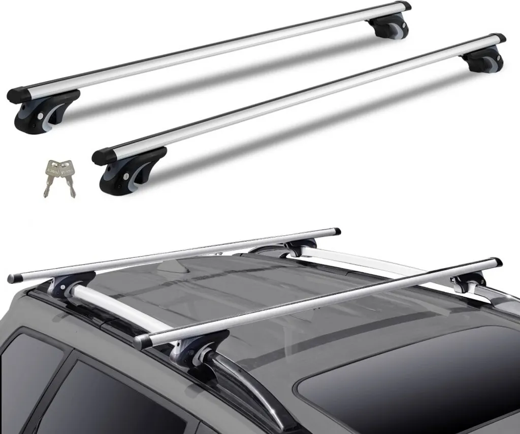 Traversa Universale Portapacchi 132cm per Auto con Barre Rialzate - Shop Online
