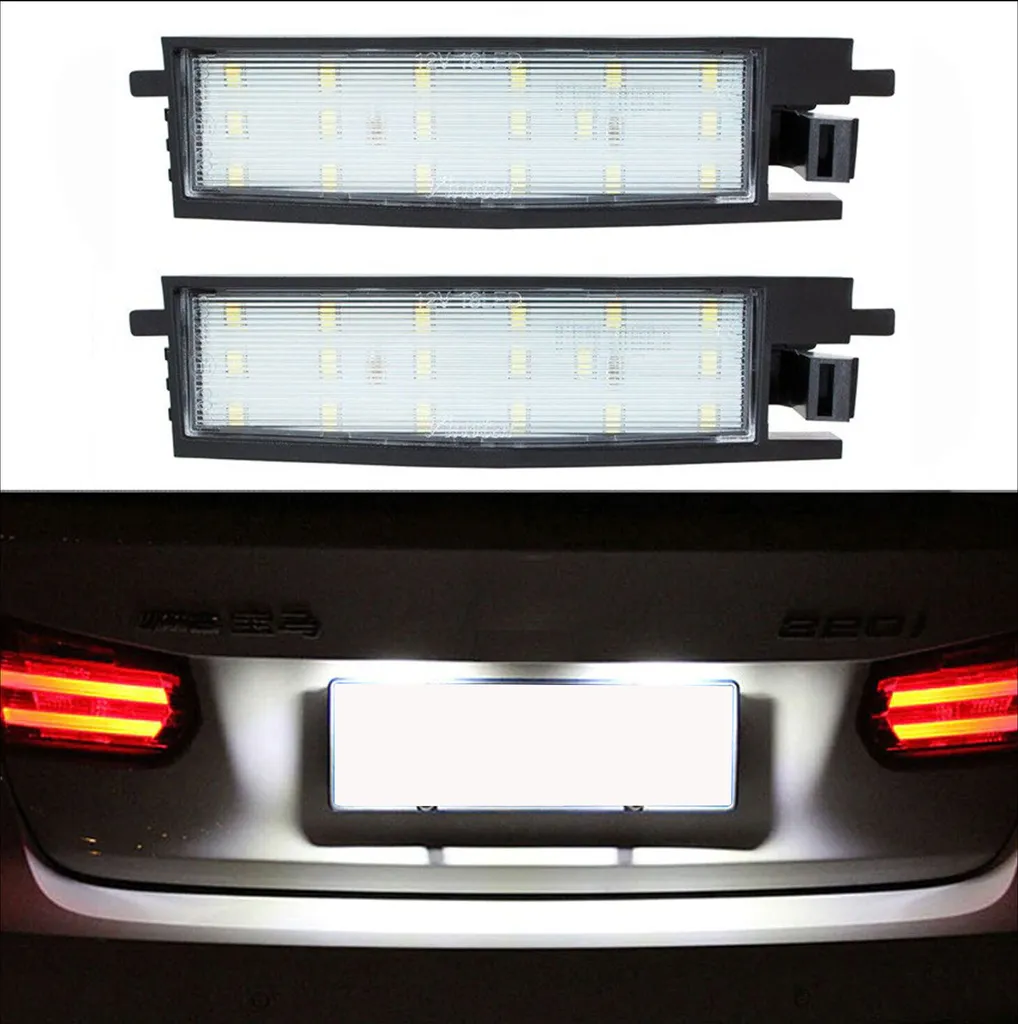 2x LED PREMIUM luce targa 18 SMD per Toyota RAV4 II III / Auris II