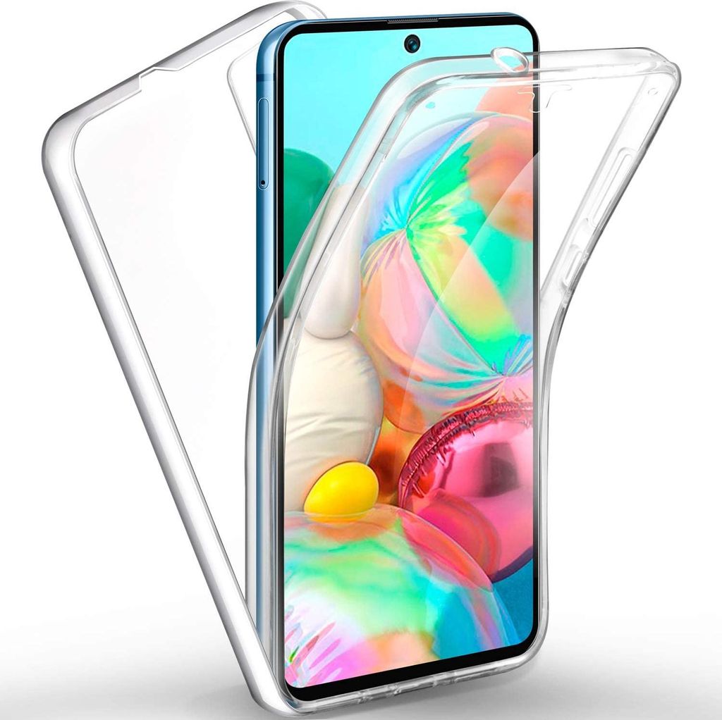 Full Cover Für Samsung Galaxy A71 Silikon 6,7" TPU 360° Produktbild 