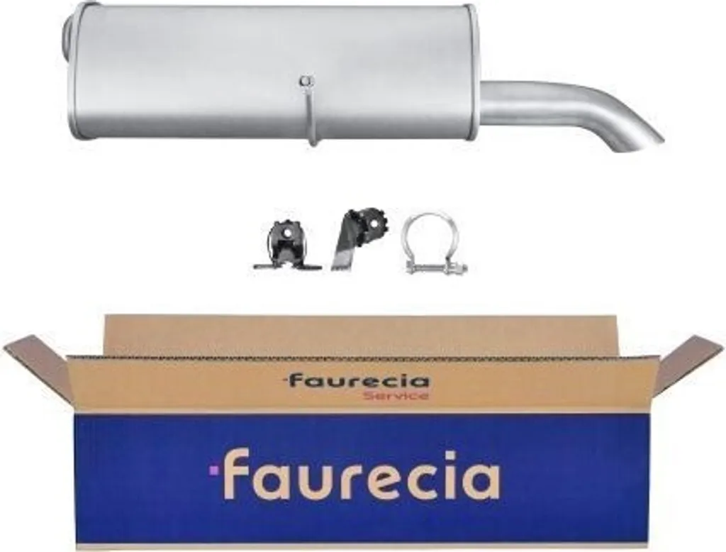 Silencieux d'échappement arrière pour Peugeot 307 SW et Berline HELLA