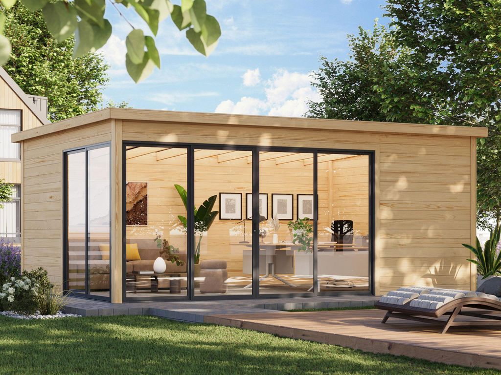 Fjordholz Gartenhaus Modell Office IsoSlide 6