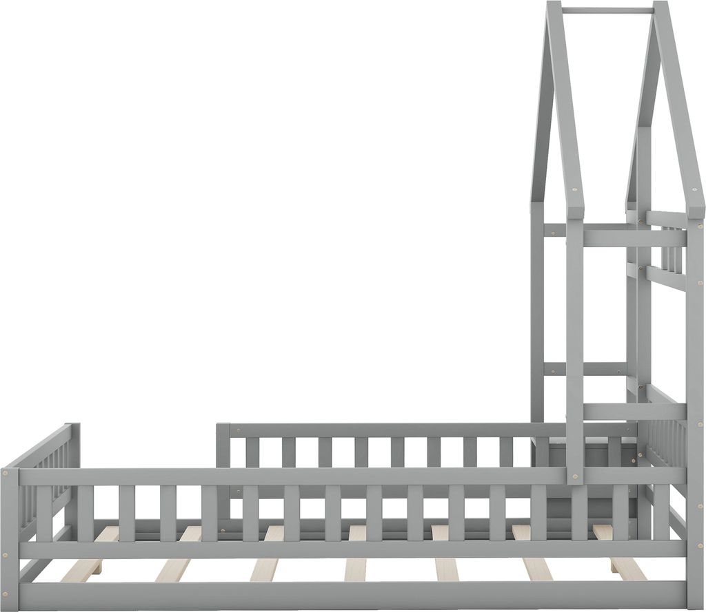 CDGlobal Kinderbett 140x200cm mit Rausfallschutz, Produktbild 8