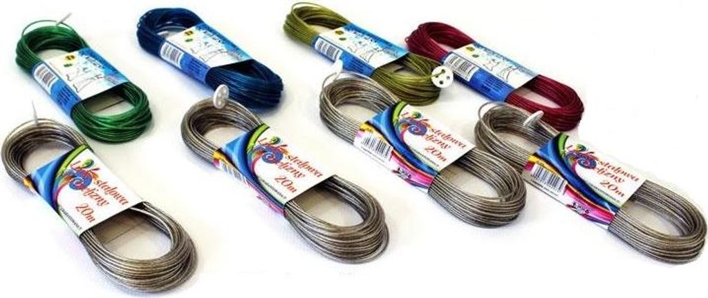 Stahl-Kleiderseil 2 mm 20 m - SZ-BZW 20