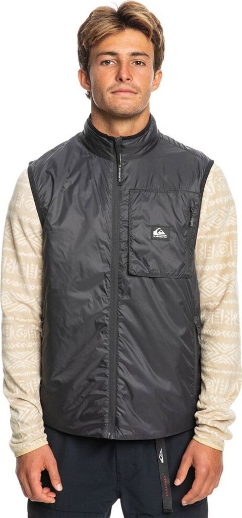 Quiksilver Under Story Weste Schwarz L Mann Schwarz L