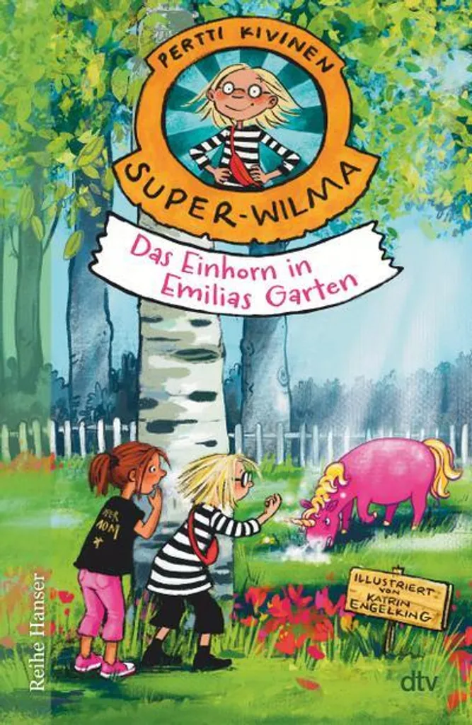 Livre licorne Super-Wilma pour l'histoire du soir calme des enfants
