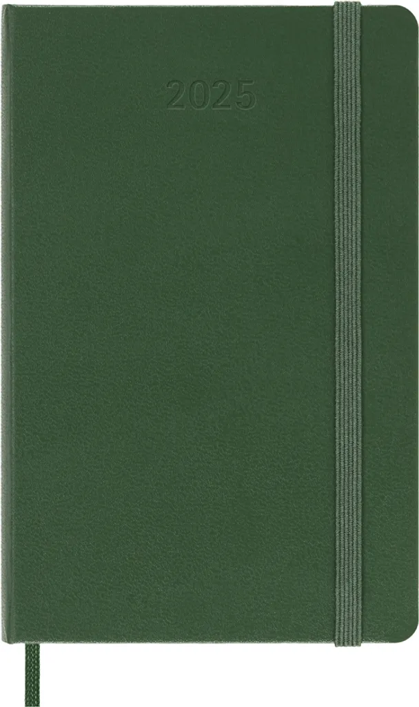 Agenda Professionnel 2025 Moleskine Vert A5 pour Notes Quotidiennes