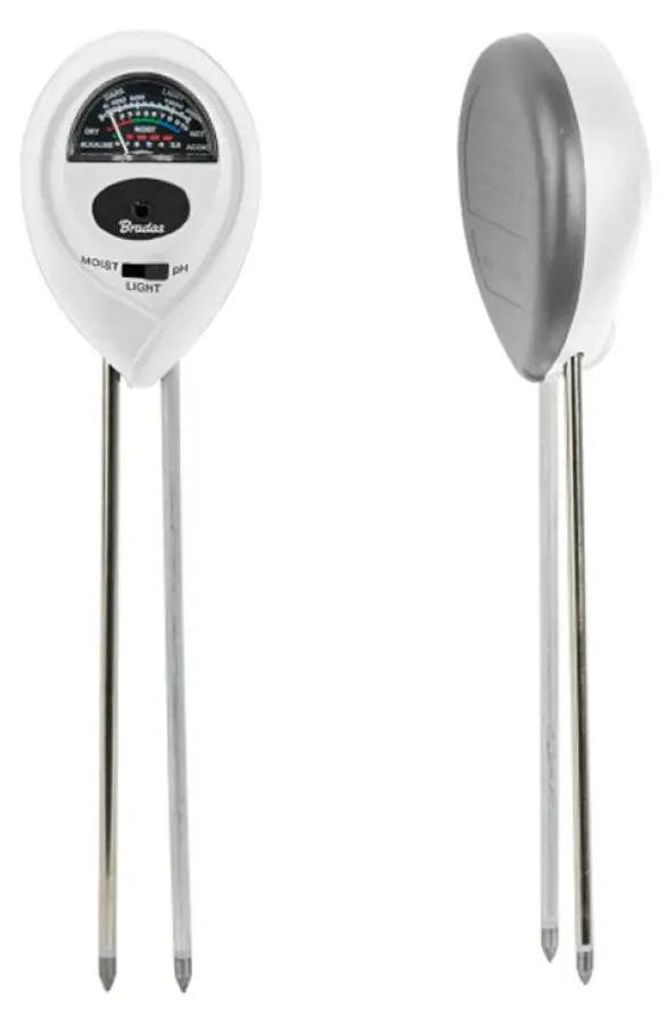 Měřič pH půdy Bradas WHITE LINE 3funkční - OVAL Obrázek produktu 