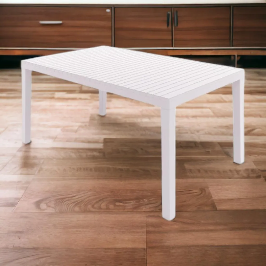 Table terrasse 6 personnes Palau 150 cm résistante aux intempéries