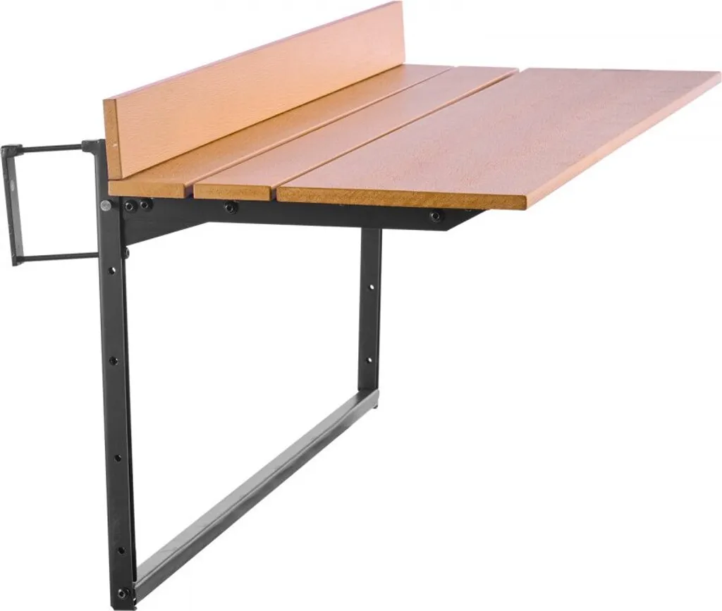 Table de balcon suspendue pliable 100x34cm résistante aux intempéries - 12