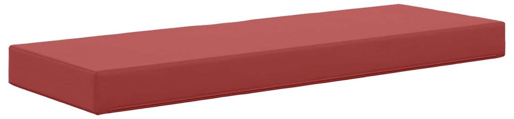 (Robust Möbel)Sitzkissen für Outdoor/Sofakissen modern - robust und langlebig - Weinrot 111,5x40x8cm - Gartenmöbelauflagen Stilvoll114595