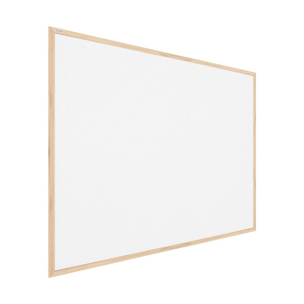 ALLboards korková tabule v dřevěném rámu 100x80 cm- BÍLÁ Obrázek produktu 