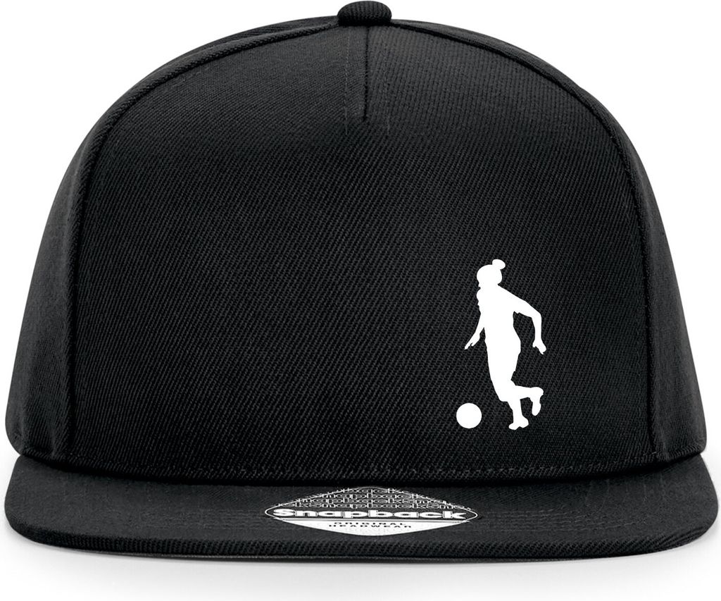 Huuraa Cappy Mütze Soccer Fußball Black Polyester Snapback Kappe Geschenkidee