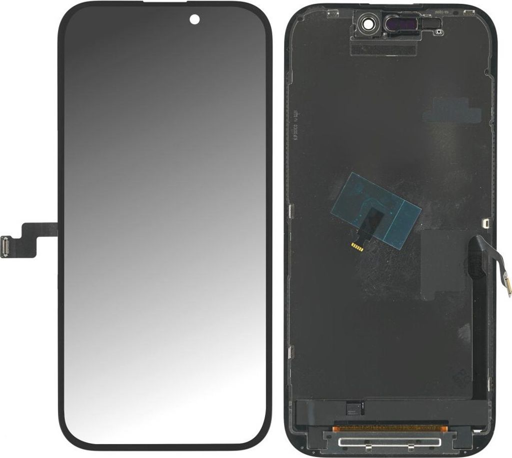 Kompatible Incell 90Hz Display Touchscreen Bildschirm Schwarz für Apple iPhone 16 Pro A3293, A3083, & Werkzeug