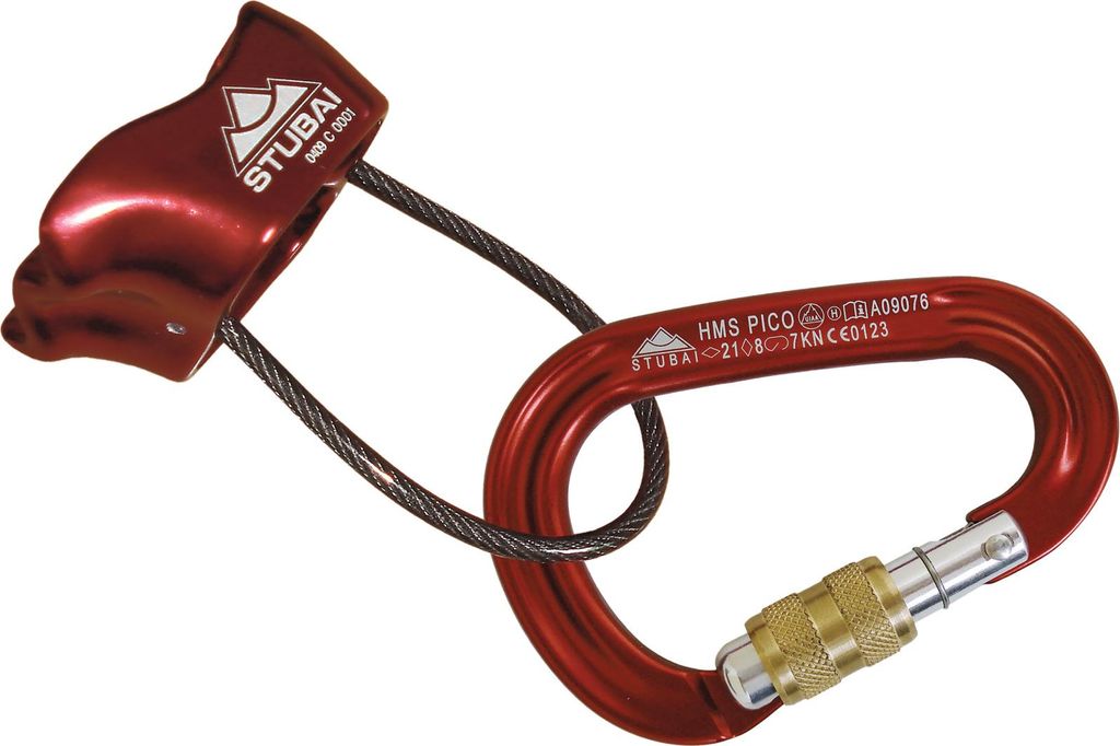 Sicherungsgerät Set | STUBAI BC Pico Set, Sicherungsgerät zum Klettern, Sichern und Abseilen, Tuber und Karabiner
