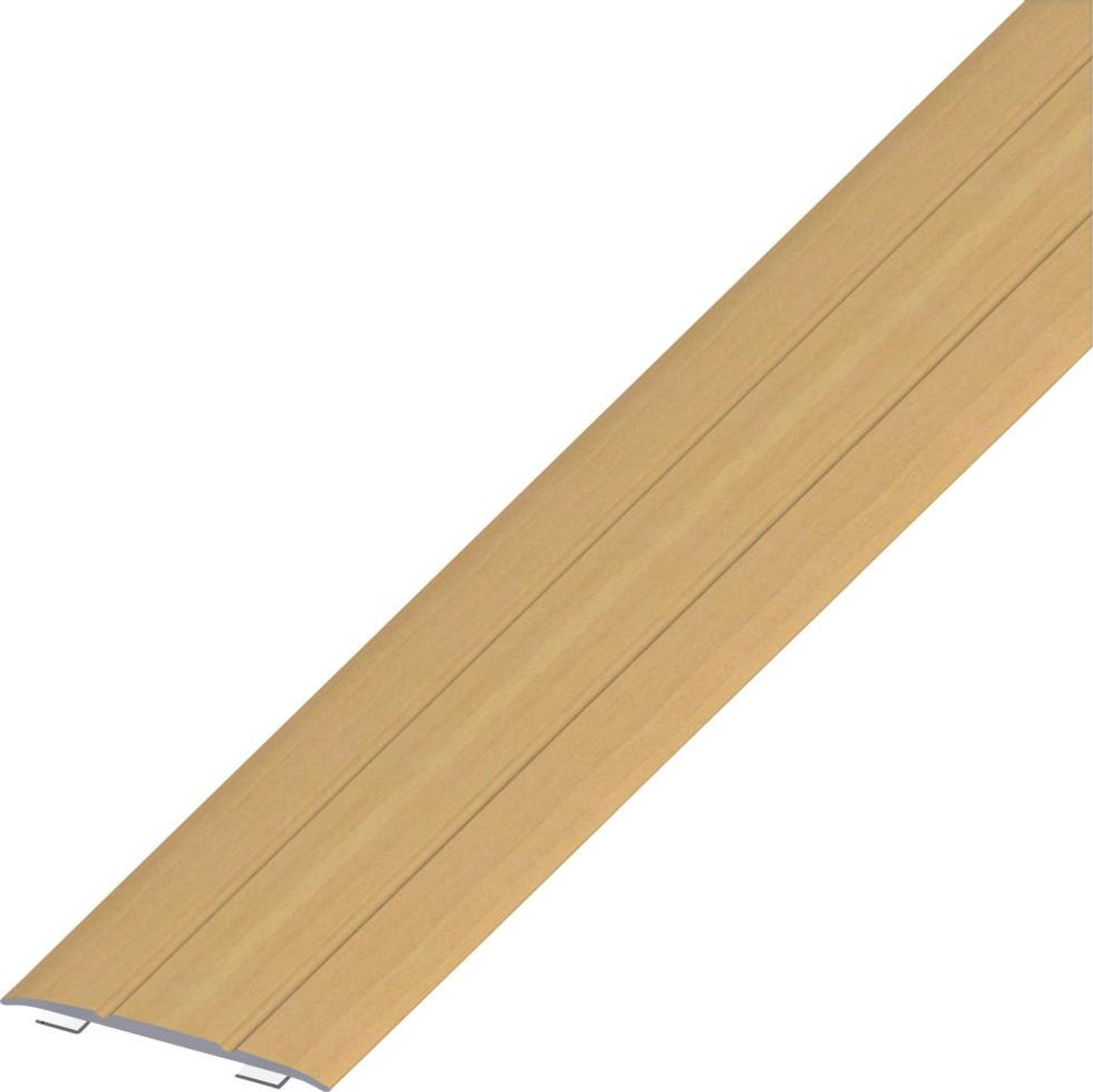 alfer Übergangsprofil 0.9 m, 37 x 2.5 mm Alu beschichtet sublimiert buche