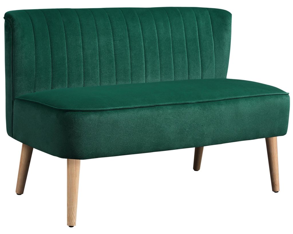 HOMCOM Sofa 2-Sitzer Stoffsofa Couch Polstersofa Loungesofa Produktbild 