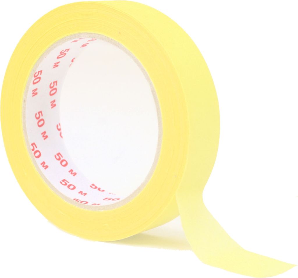 72 x Kreppband 25 mm x 50 m Malerkrepp Abklebeband Klebeband Abdeckband Krepp