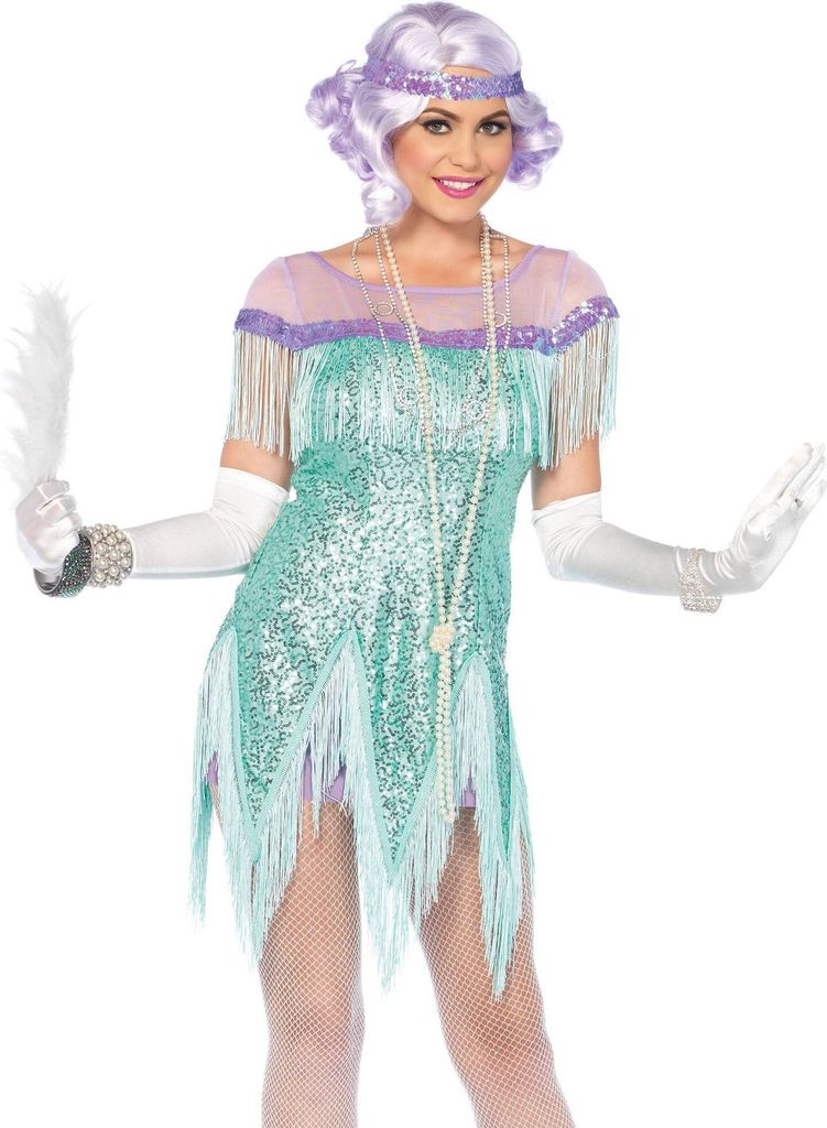 Flapper Girl türkis Größe: L