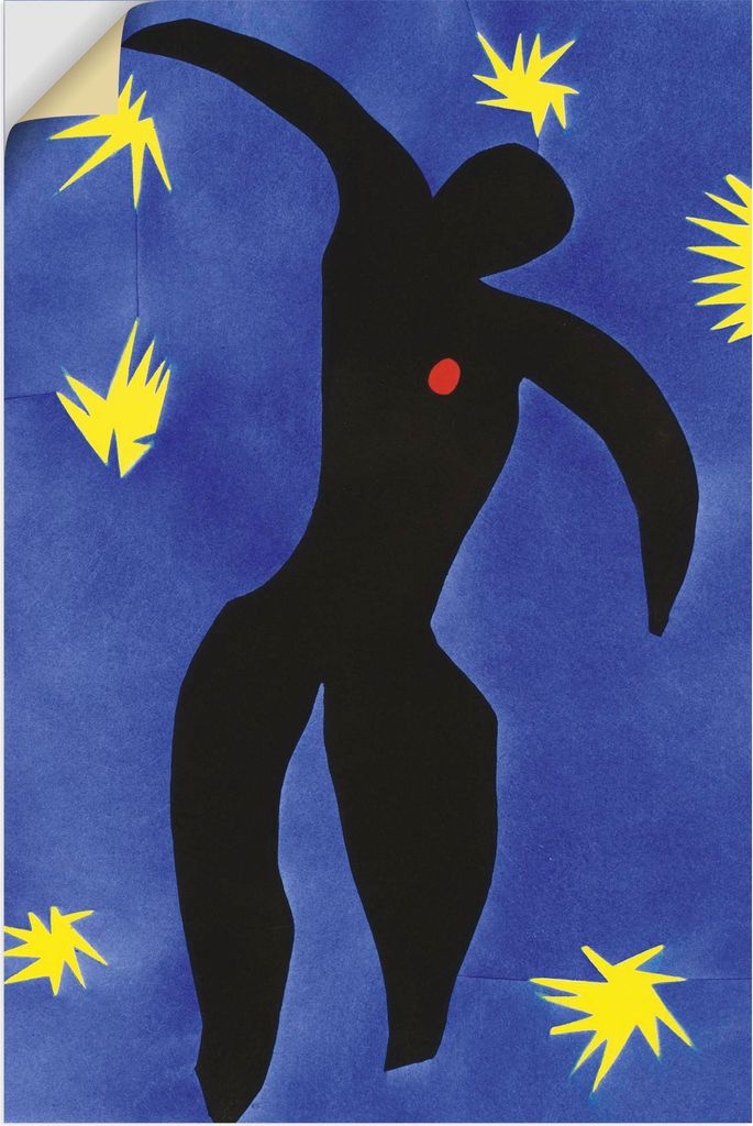 ARTland Wandbild, selbstklebend Ikarus. 1947 Größe: 80x120 cm