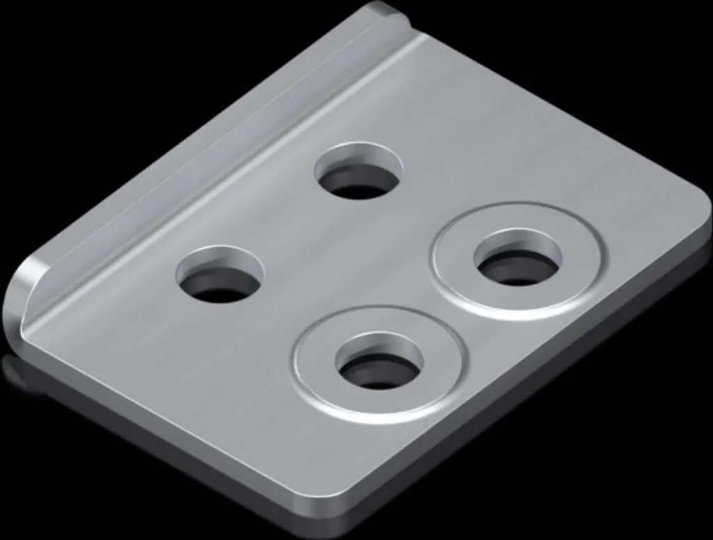 Support adaptateur de socle pour roulettes doubles sur armoires VX