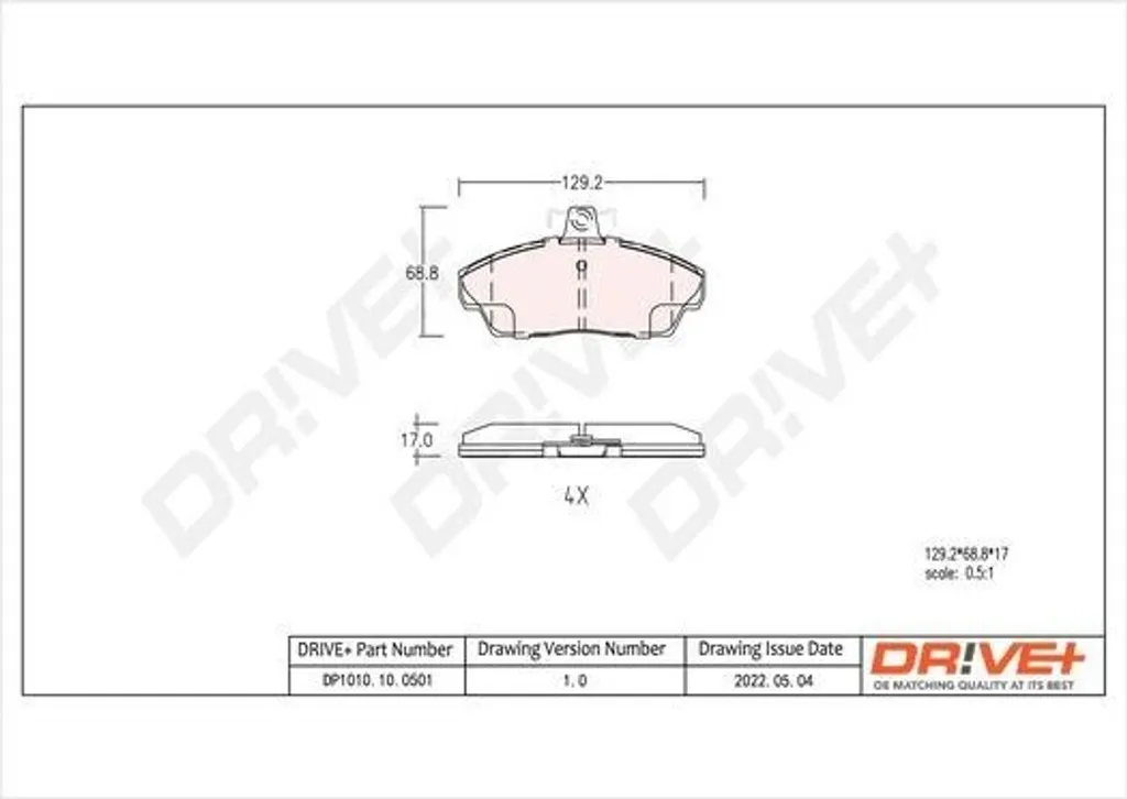 Plaquettes de frein DP1010.10.0501 : Stop aux bruits sur Freelander