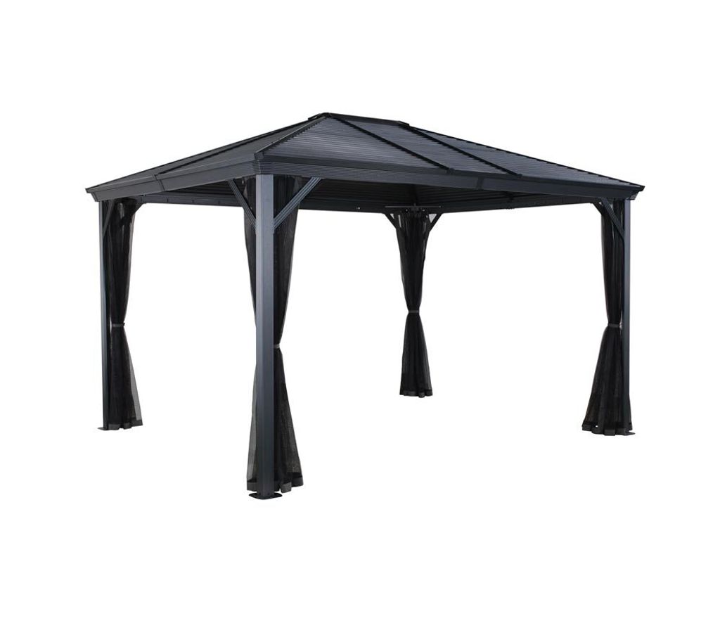 Sojag Ventura 1014 Metall Pavillon mit festem Dach 3x4 m Produktbild 