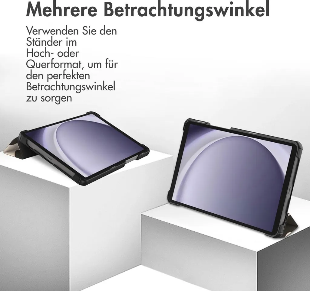 Cover Trifold imoshion per Galaxy Tab A9 - Supporto Magnetico e Slim - 2