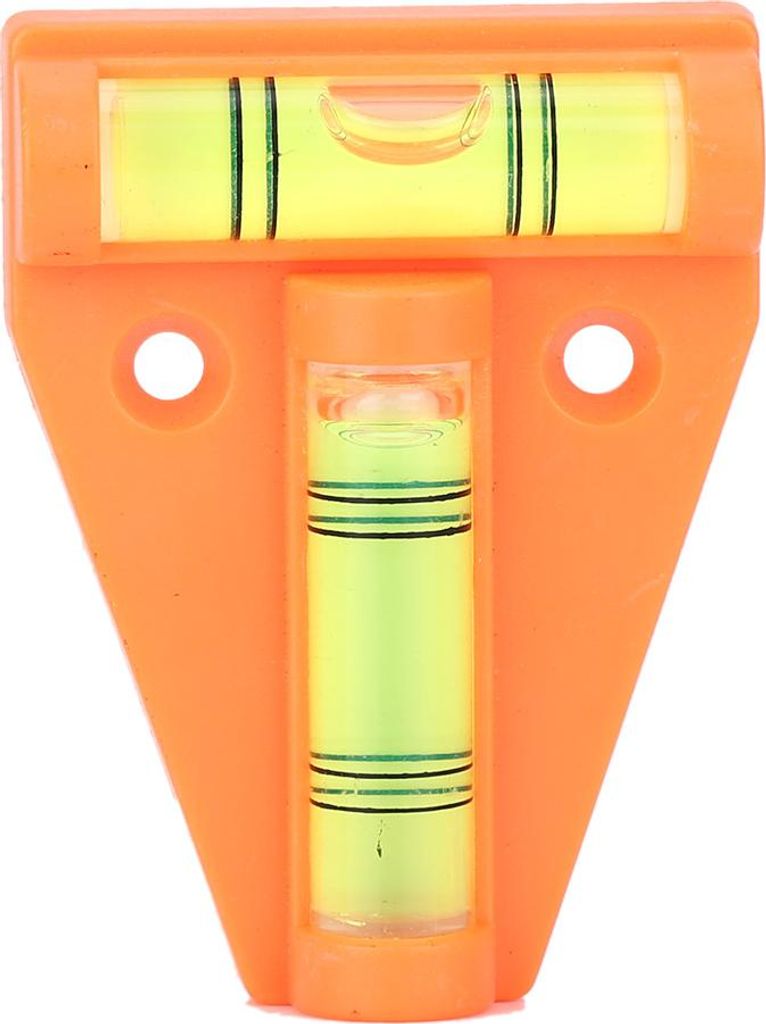 Messinstrument T-Wasserwaage mit Installationsloch Messwerkzeug für Kameras (Orange)