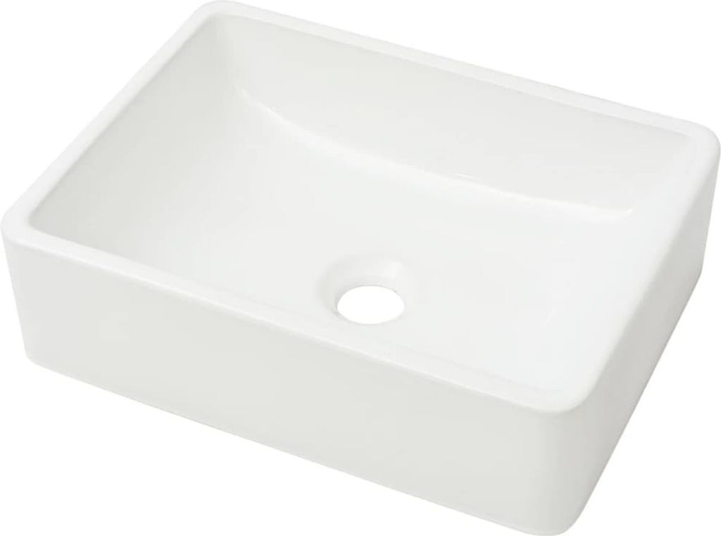 Stabli Möbel Waschbecken Keramik Weiß 41x30x12 cm - Waschbecken CC7146265