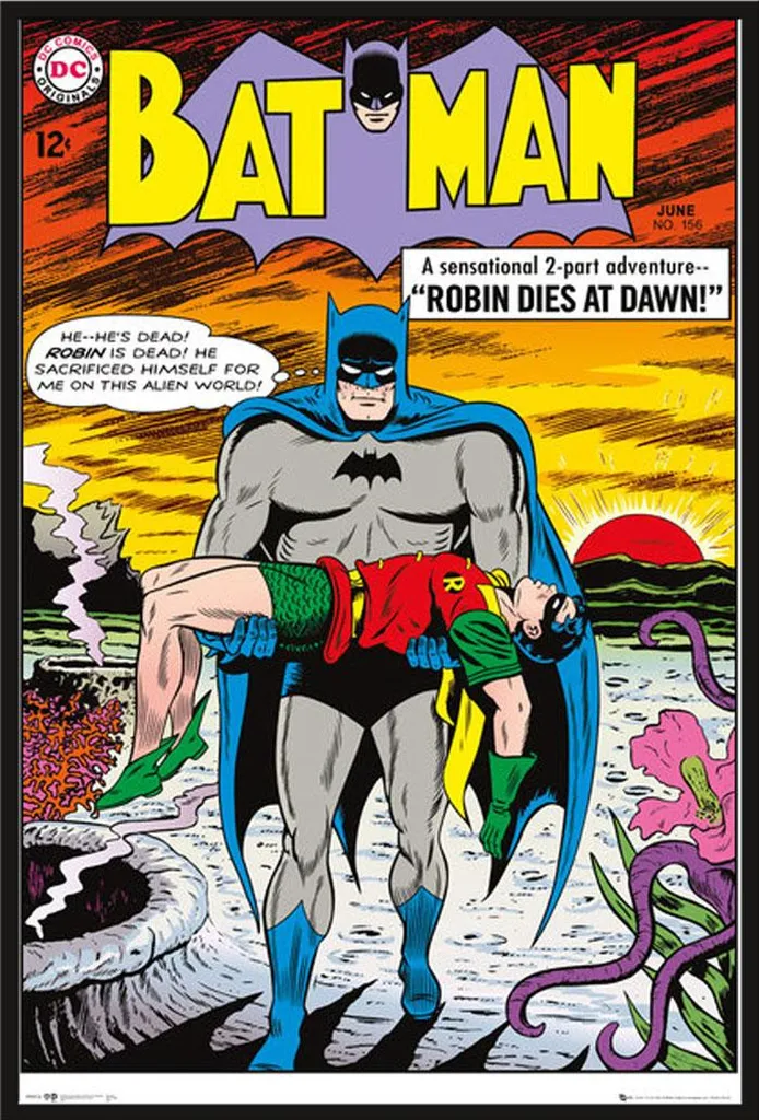 Poster Batman protégé vitre acrylique et cadre Shinsuke anti-poussière