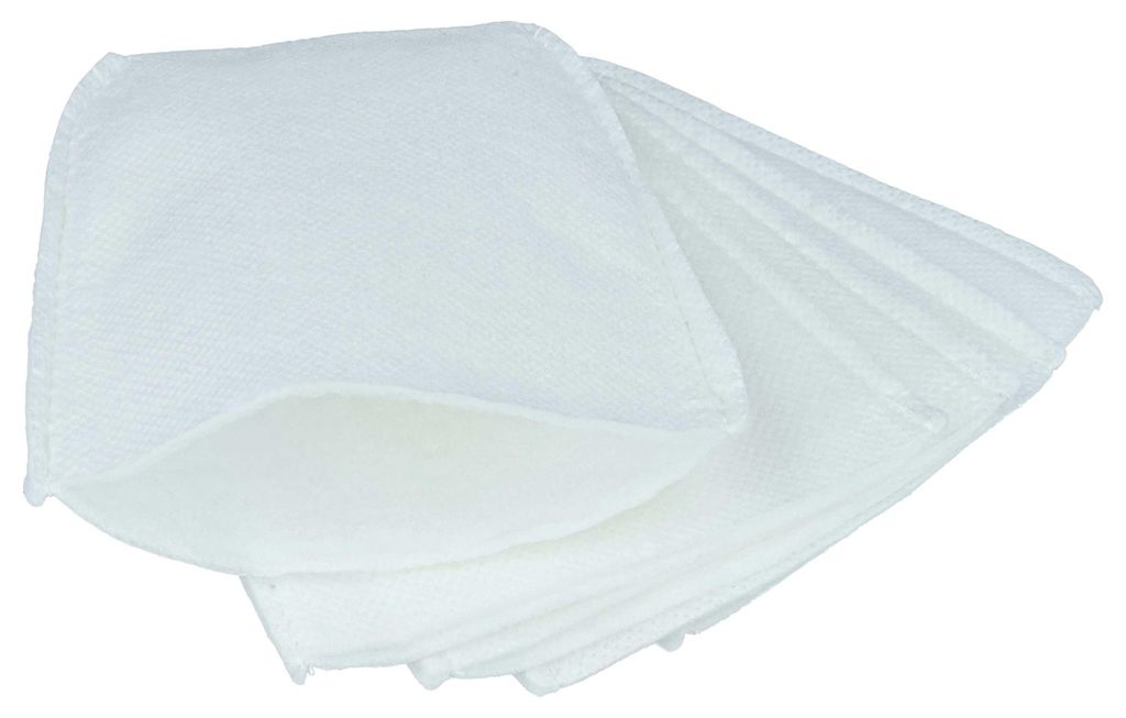 vhbw 5x Feinfilter Ersatz für Makita 443060-3 für Staubsauger - Vliesfilter Weiß