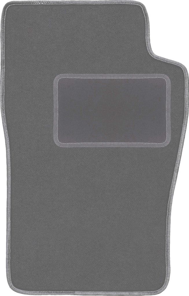 Fahrerfußmatte Velours graphit passend für Ford Explorer MK2 (1994-2000, SUV) – mit Befestigungen – passgenau