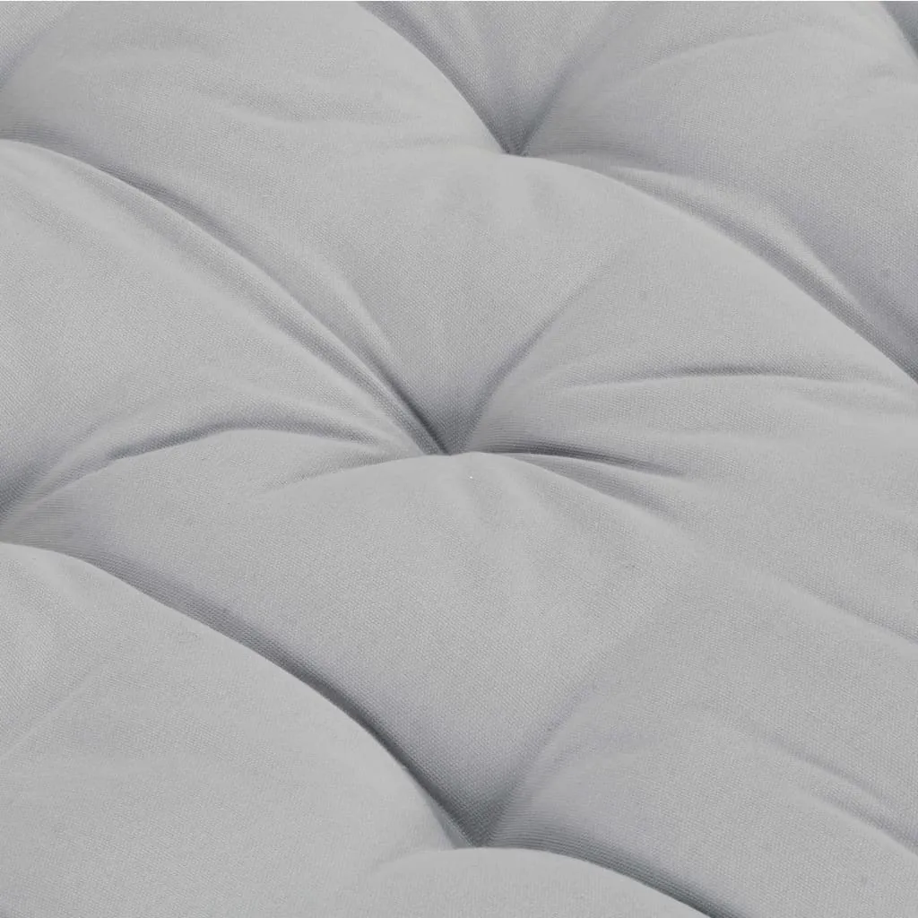 Cuscino Pallet in cotone 120×40×7 cm grigio - 6