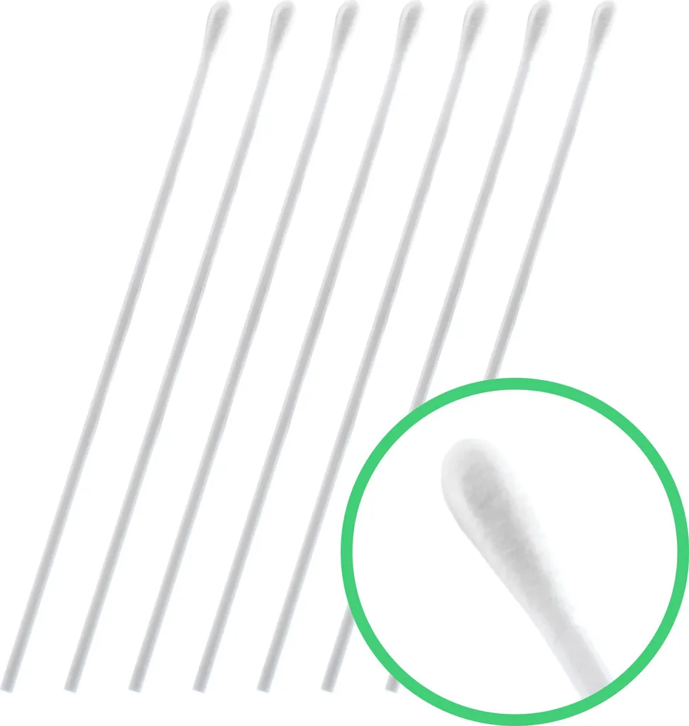 Tampons-tiges stériles en viscose 15cm - 100 pièces sous emballage individuel