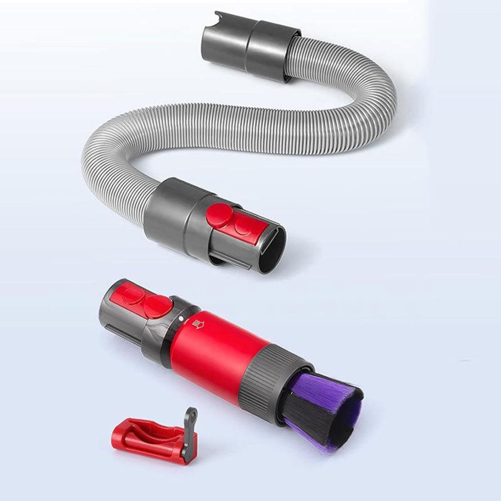 Hocheffiziente Staubsaugerbürste mit weichen Borsten für Dyson Outsize, V15, V10, V11, V7, V8 mit Verlängerungsschlauch und Verriegelungsmechani...