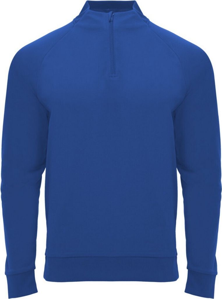 Roly - "Epiro" Sweatshirt mit kurzem Reißverschluss für Herren/Damen Uni Langärmlig PF4425 (L) (Königsblau)