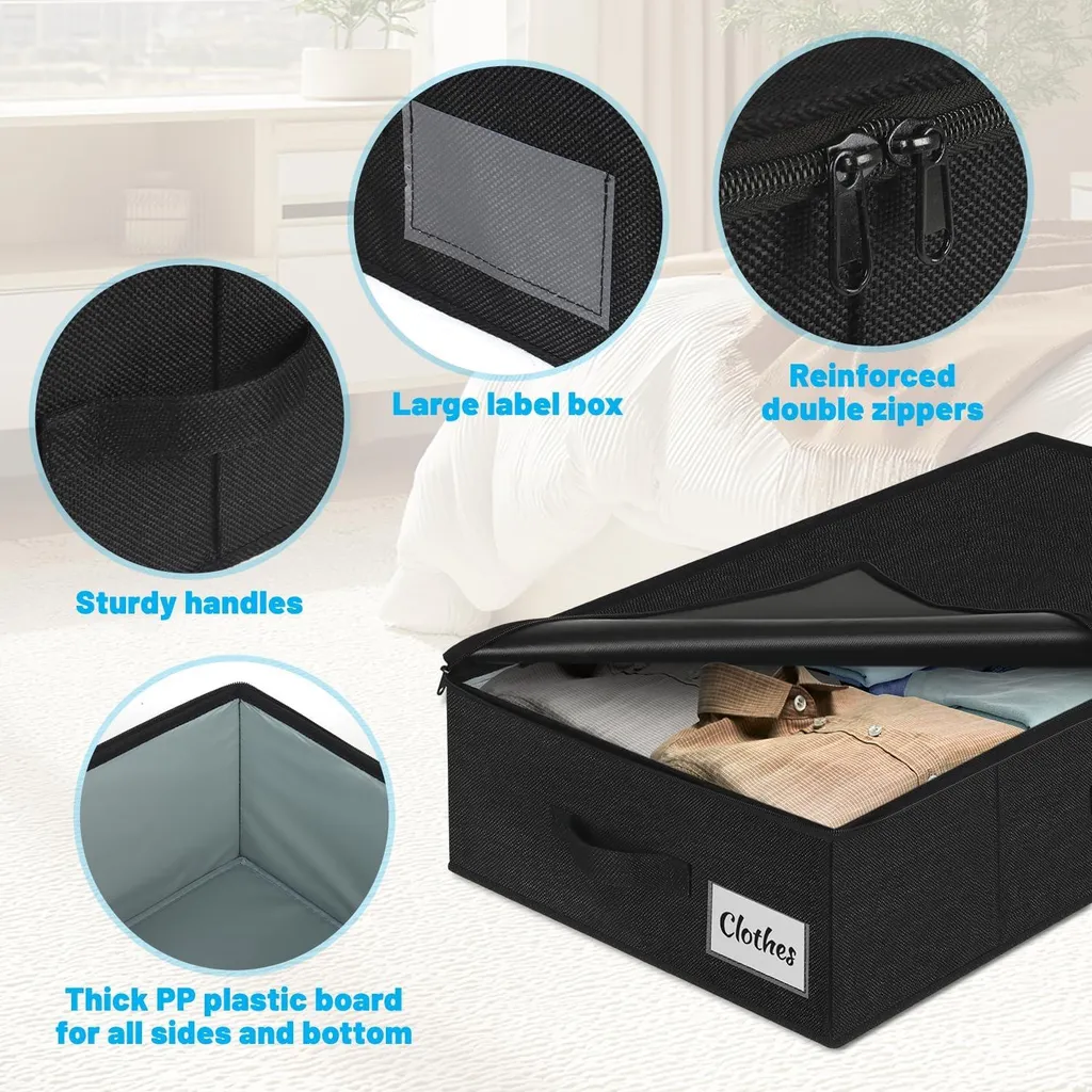Solution de rangement sous le lit pour gagner de la place - Pack de 4 - 2