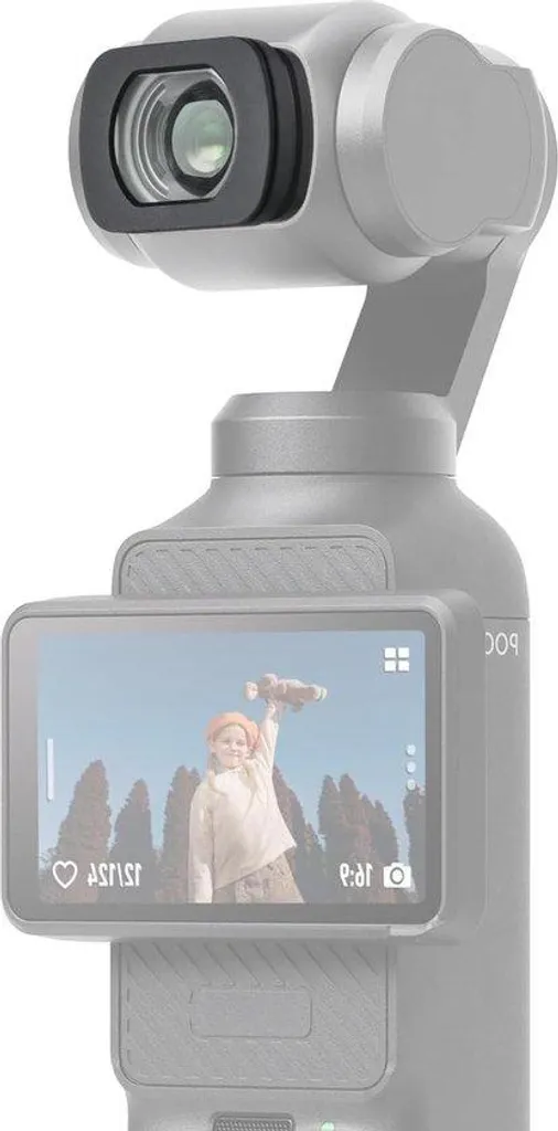 Objectif Grand Angle pour OSMO Pocket 3 avec Fixation Magnétique Kit